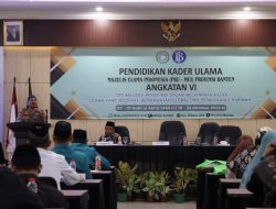 Ditbinmas Polda Banten Berikan Materi Dalam Kegiatan Pendidikan Kader Ulama Angkatan ke VI