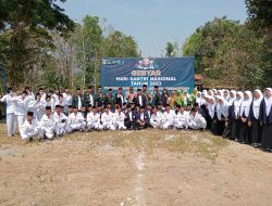 Danramil 20/Kismantoro Ikuti Upacara Hari Santri Nasional