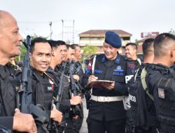 Brimob Kalbar Pastikan Kelangkapan Personel Untuk Kurangi Pelanggaran