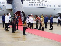 Pangdam XII/Tpr Bersama Forkopimda Sambut Kedatangan Wakil Presiden di Kalimantan Tengah