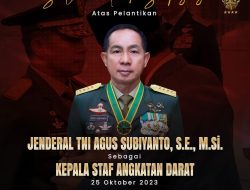 IMO-Indonesia Ucapkan Selamat Atas Dilantiknya Jenderal Agus Subiyanto Sebagai KSAD