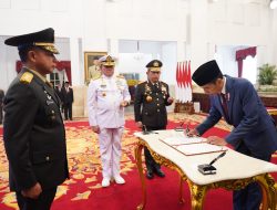 Panglima TNI Menjadi Saksi Suksesi Kepemimpinan TNI AD di Istana Negara
