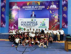 PLN Mobile Badminton Waisai Cup 2023,158 Partai Pertandingan Terselenggara Dengan Seru