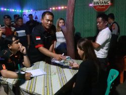 Berantas Narkoba, Polres Simalungun Mendadak Razia Tempat Hiburan Malam Para Pengunjung Tes Urine