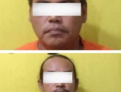 Gerebek Pondok di Areal Kebun Sawit, Satnarkoba Polres Rohil Bekuk 2 Karyawan Swasta