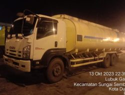 Tidak Lulus Analisa Laboratorium, Supir Truk Tangki CPO Diamankan Polsek Sungai Sembilan