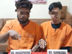 Lagi, Dua Pengedar Narkoba Ditangkap Tim Ojoloyo