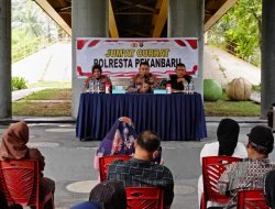 Tampung Keluhan Warga, Polresta Pekanbaru Gelar Jumat Curhat