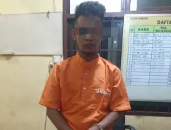 Terekam CCTV, Warga Desa Sawah Baru Diringkus Polisi