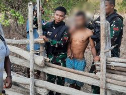Hadir Dalam Selesaikan Perkara, Pos Oepoli Sungai  Amankan Warga Yang Mengamuk