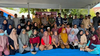 Kapolsek Tallo Menghadiri Deklarasi Pemilu Damai 2024 di Kelurahan Pannampu