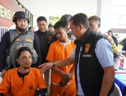 Polisi Ringkus Dua Begal Sadis di Jalan Lintas Garuda Sakti KM 31 Kampar