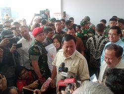 Prabowo: Fasilitas Kesehatan TNI dan Masyarakat Yang Memadai Dukung Kekuatan Pertahanan Negara