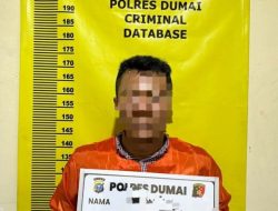 Polsek Bukit Kapur Tangkap Pembobol ATM Modus Ganjal Lidi Korek Api