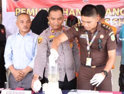 Polsek Sei Mandau Gelar Pemusnahan Barang Bukti Narkoba