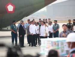 Prabowo Dampingi Jokowi Lepas 51,5 Ton Bantuan Kemanusiaan Indonesia untuk Palestina