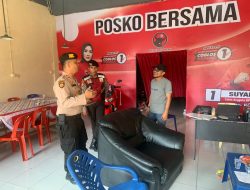 Satgas Preventif OMB LK 2023-2024 Polres Rohil, Lakukan Pengamanan dan Patroli ke KPU, Bawaslu dan Kantor Partai