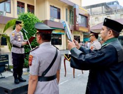 Dilantik Kapolresta, Kompol Oka M Syahrial Resmi Jabat Kapolsek Tenayan Raya