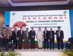 Prabowo Terima Deklarasi Dukungan Jaringan Induk KUD