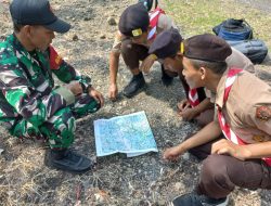 Anggota Kodim Boyolali Berikan Wawasan Penggunaan Peta Dan Kompas