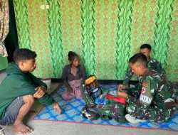 Perhatikan Kesehatan Warga Daerah Perbatasan, Pos Nilulat Adakan Pelayanan Kesehatan Keliling