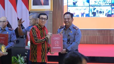 Lapas Kelas 1 Tangerang Sabet Penghargaan P2HAM Tahun 2023