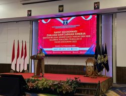 Pj. Gubernur Sultra Buka Rakor Kanwil Kemenkumham