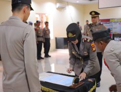 Kapolres Rokan Hilir Pimpin Sertijab Kasat Reskrim dan Kasat Lantas 