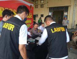 Polsek Tampan Gelar Pemusnahan Barang Bukti Sabu Seberat 1.949,75 Gram dan 1.904 Butir Pil Ektasy
