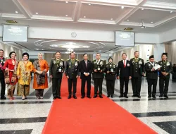 157 Pati TNI AD Mengikuti  (WPW) Wisuda Purna Wira Pati di Akademi Militer
