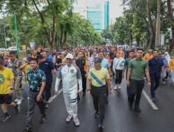 Pangdam I/BB Ikut Ramaikan Fun Walk Bersama Ribuan Warga Kota Medan