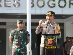 Apel Besar Gabungan TNI Polri Dalam Menjaga Situasi Kamtibmas Wilayah Kabupaten Bogor