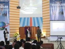 Suara Merdu Grup Vokal Tri Dharma, Iringi Ibadah Minggu di GKII Intan Jaya