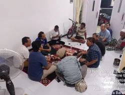 Gara-Gara Pengecoran Jalan Akhirnya Warga Perumahan Alamanda Regency Jalin Silaturahmi Dengan Awak Media