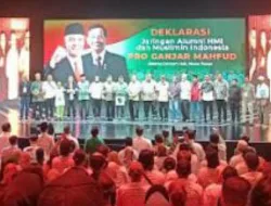 Resmi Deklarasi Berikan Dukungan Penuh  ke Ganjar-Mahfud MD Jaringan Alumni HMI dan Muslimin Indonesia