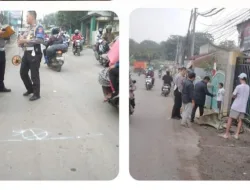 Penanganan Kecelakaan Lalu Lintas Dilakukan Pihak Kepolisian Polsek Parungpanjang Akibatkan Salah Satu Korban Meninggal Dunia