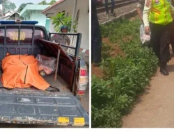 Polsek Sukaraja Gelar Olah TKP Tertabraknya Seorang Pria Oleh KRL Bogor-Jakarta