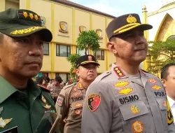 Bersama Kodim 0606 KB, KPU, Bawaslu, BPBD, Polresta Bogor Gelar Apel Sinergitas