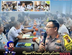 Dirlantas Polda Riau Gelar Rapat Forum Lalu Lintas untuk Sukseskan BTH