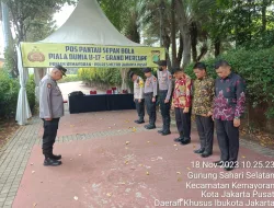 Pengamanan Ops Aman Bacuya Jaya 2023 oleh Subsatgas Gabungan Polsek Kemayoran, Ditpamobvit, dan Ditsamapta