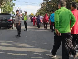 Kapolsek Pekanbaru Kota Laksanakan Pengamanan Acara HUT PGRI ke 78 dan HGN Tahun 2023