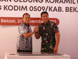 Sekarang Koramil 05 Cibitung Resmi Punya Gedung Baru