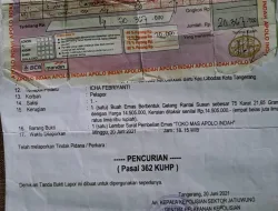 Edward Ketua DPD LPK-RI Meminta Kejelasan Delik Perkara Aduan Laporannya Terkait Kasus Pidana 362 Di Makopolsek Jatiuwung