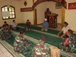 Perkuat Tali Silaturahmi Antar Umat Beragama, Dansatgas Yonkav 6/Naga Karimata Komsos Ke Masjid