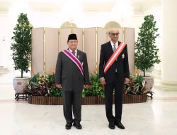 Prabowo Terima Penghargaan Militer Tertinggi dari Pemerintah Singapura, Darjah Utama Bakti Cemerlang