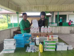 Kegiatannya di Apresiasi Dinkes Kabupaten Asmat, Satgas Mobile Yonif 411 Kostrad Terima Bantuan Obat-obatan