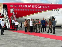 Presiden RI Tiba di Biak Numfor, Guna Menghadiri Acara Puncak Sail Teluk Cendrawasih 2023