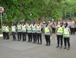 Polres Bogor Gelar Pengamanan Aksi Unras Buruh Tuntut Kenaikan UMK 2024