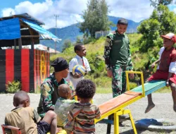 Siang Ceria Anak-Anak Intan Jaya, Bermain Bersama Tri Dharma di Play Ground Darma Putra