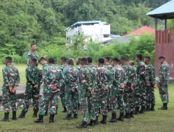 Tingkatkan Naluri Tempur, Prajurit Yonmarhanlan X Laksanakan Latihan Materi Tembak Tempur Ofensif